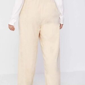 Chic Cream High-Waisted Pants